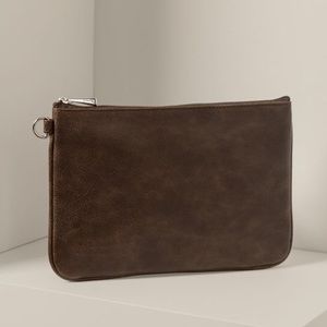 Thirty-One Rubie Mini Chestnut Distressed Pebble